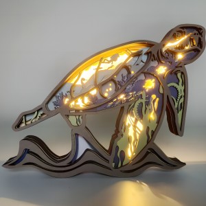 3Dwooden kézműves dekoráció